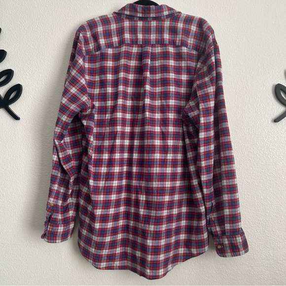 Vineyard Vines Classic Fit Red and White Plaid Shirt - Picture 4 of 5